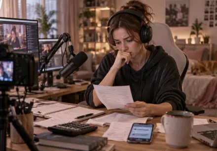 Игровые стримеры, блогеры и создатели контента: как списать долги при нерегулярном заработке